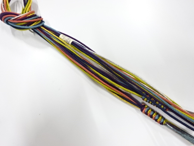 未使用品　正絹　手組帯締め